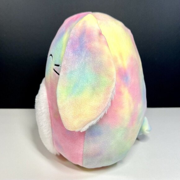 Squishmallows Kellytoy 2021 Springtime 8" Candy the Rainbow Bunny Plush Doll - Picture 6 of 11